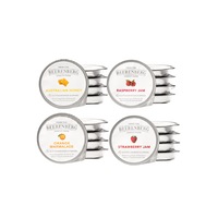 Beerenberg Mixed Jams Strawberry, Honey, Raspberry, Marmalade 14G x 80