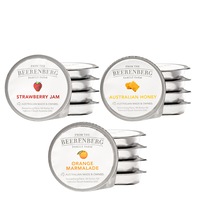 Beerenberg Mixed Jams Marmalade, Honey, Strawberry 14G x 60