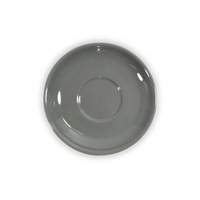 Brew Saucer Silver Ice Gloss for Cappuccino & Long Black x 6
