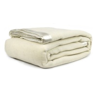 Jason Wool Blanket Ivory - Single/Double