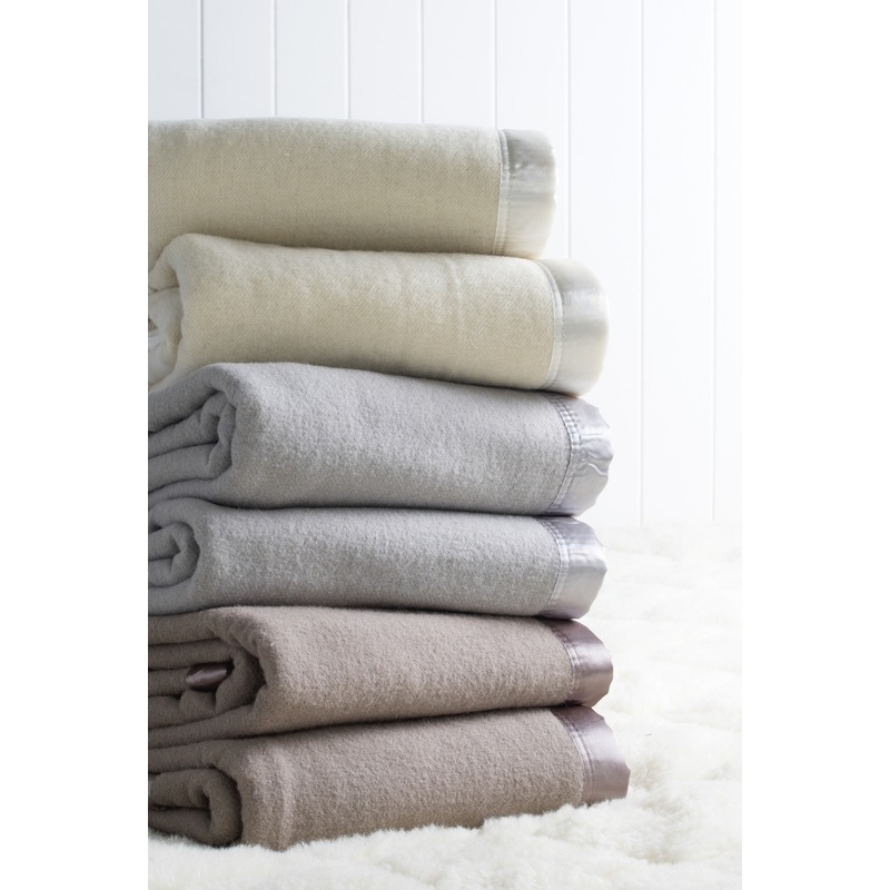 Buy Jason Wool Blanket Platinum Queen / King MyDeal