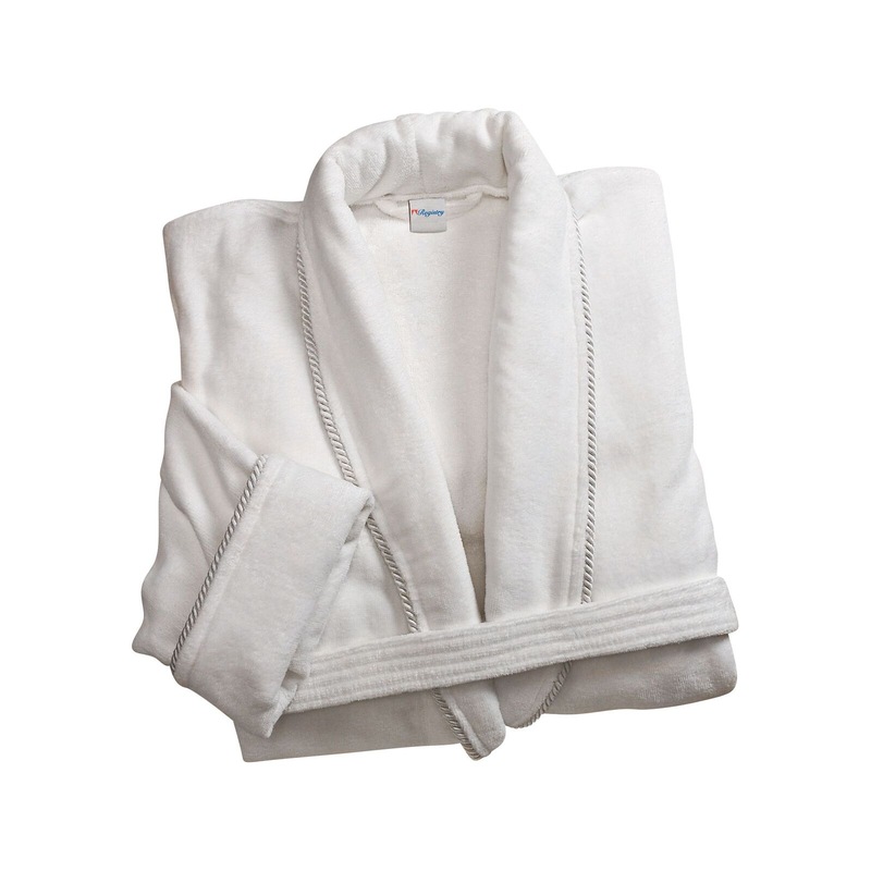Buy Luxury Cotton Terry Towelling Bathrobe MyDeal