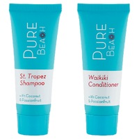 Pure Beach Shampoo & Conditioner 25ml Pack 100 Pieces