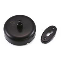 Retractable Clothesline Black - 3 metres