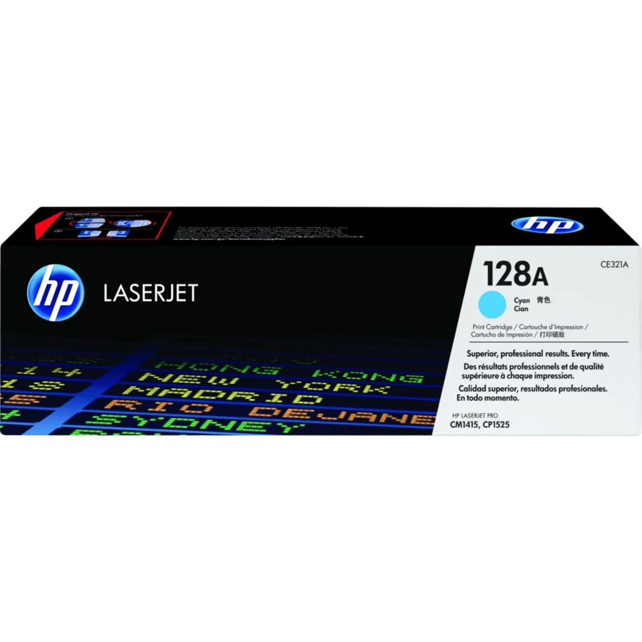 Genuine HP 128A Cyan Toner Cartridge CE321A LaserJet CM1415/CP1525
