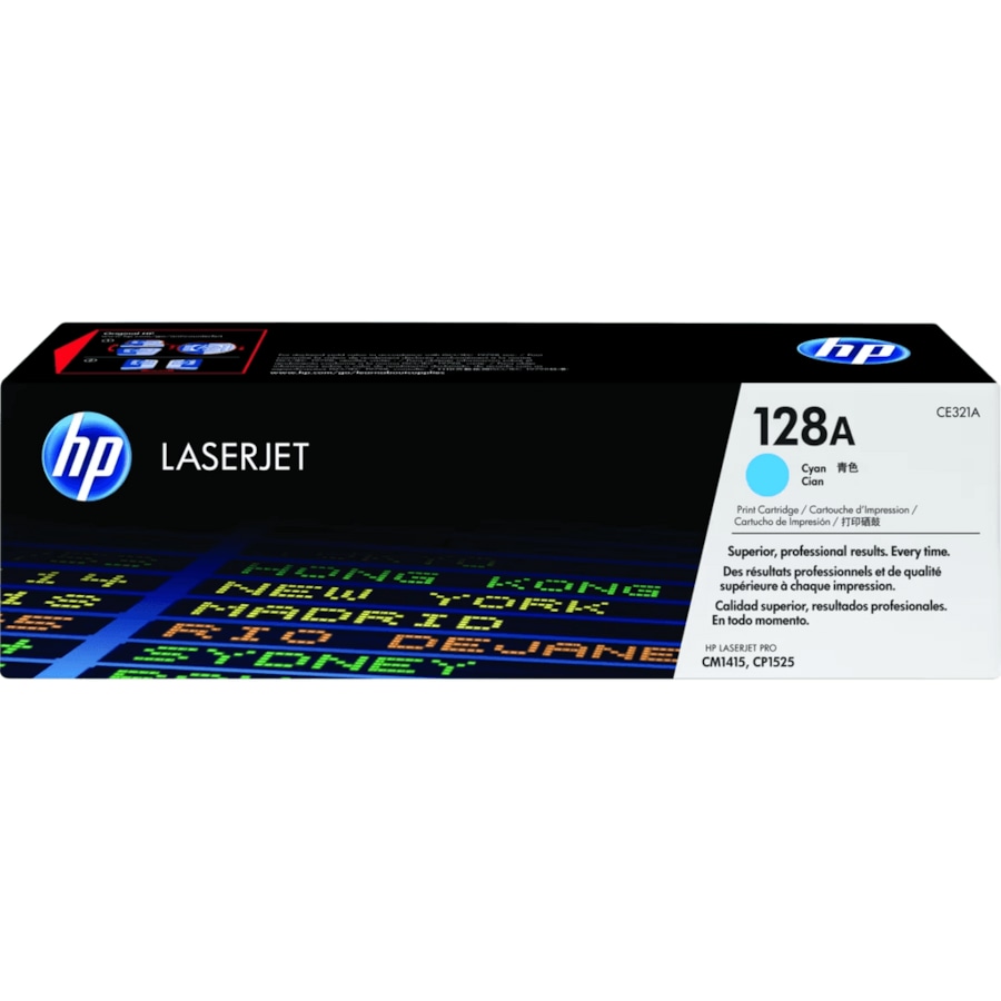 Genuine HP 128A Cyan Toner Cartridge CE321A LaserJet CM1415/CP1525