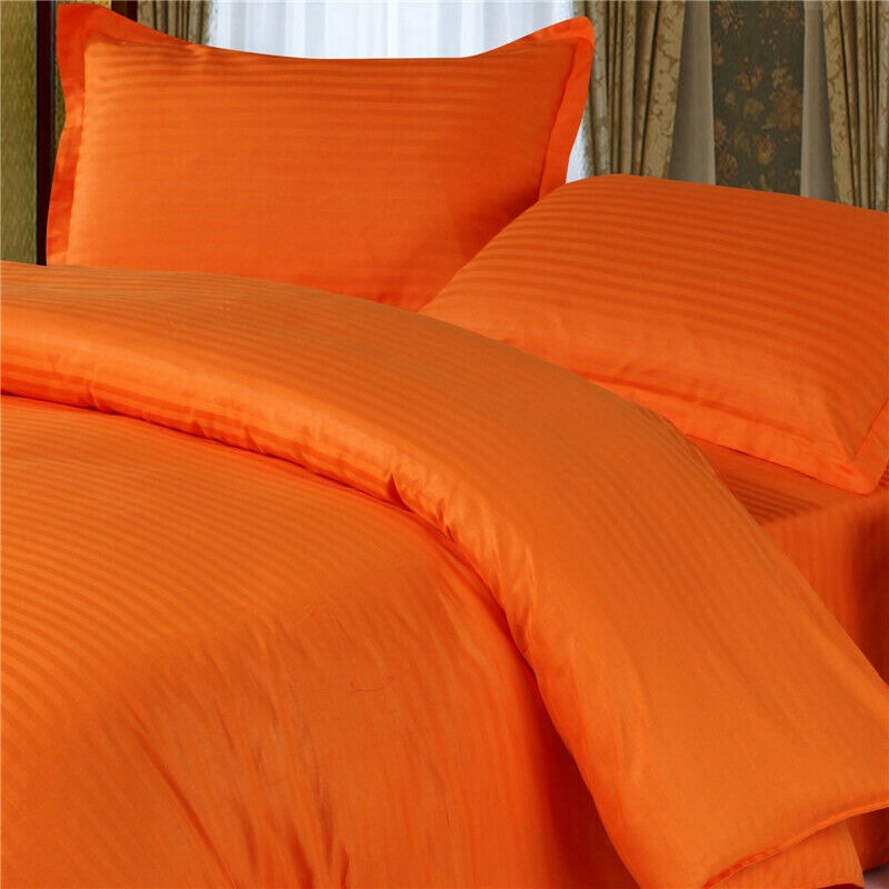 Buy Orange 100 Cotton Quilt Cover SetSingle/Double/Queen/King/Super