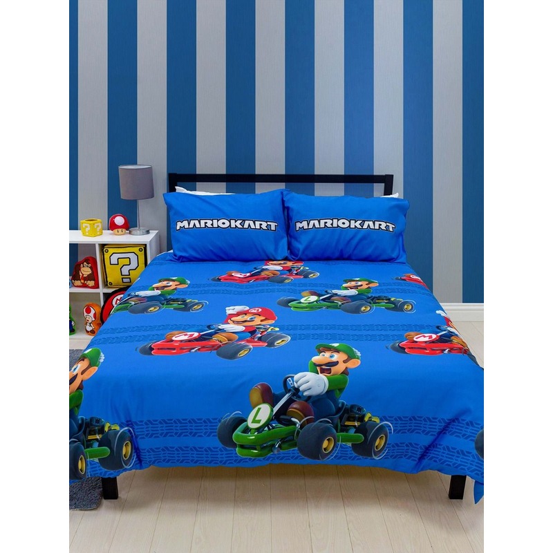 Buy Super Mario Double Queen Quilt cover set MyDeal