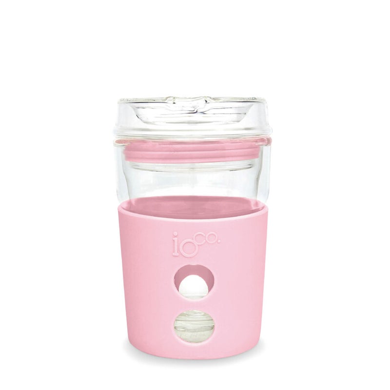 IOco 16oz Reusable Travel Smoothie Cup with Bamboo Lid - Marshmallow Pink