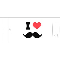 IOco Boozy Labels for Wine - Champagne Bottles - I Love Mustache