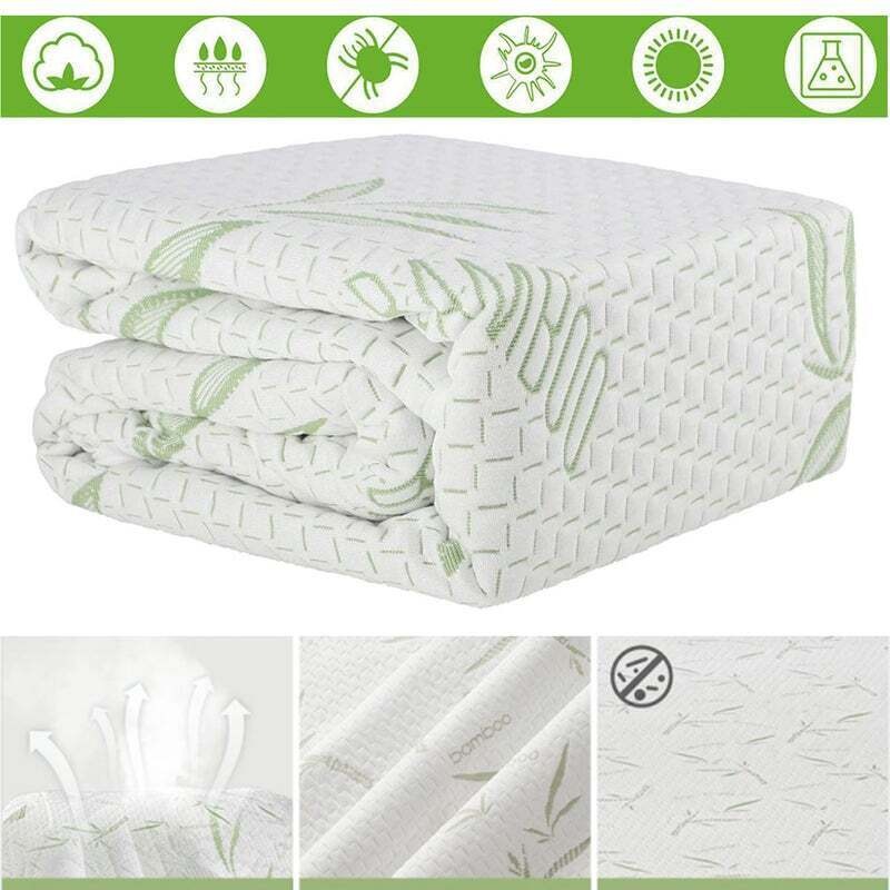 Buy Fully Fitted Waterproof Bamboo Mattress Protector Cover Mattress