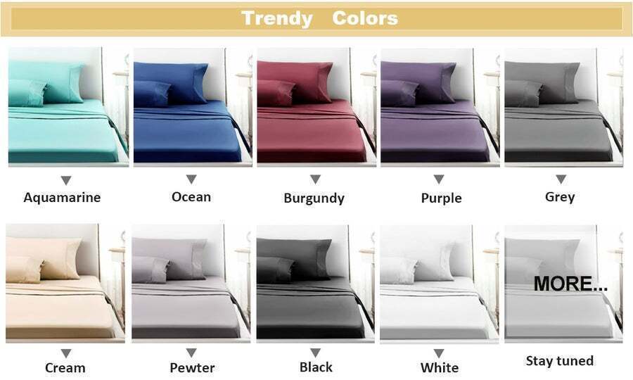 Buy All Size Under AUD39.99 Hotel Bedding 1800TC Ultra SOFT - 4 Pcs ...