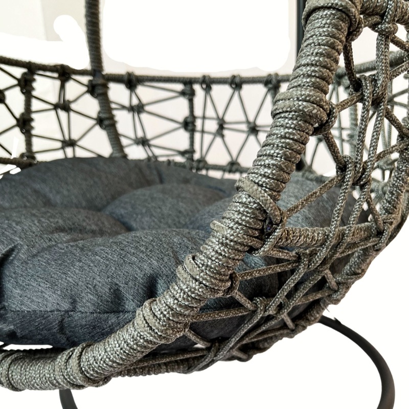 Buy ESMEE Pet Swing Basket Bed Egg Chair for Small Cat & Dog Grey MyDeal