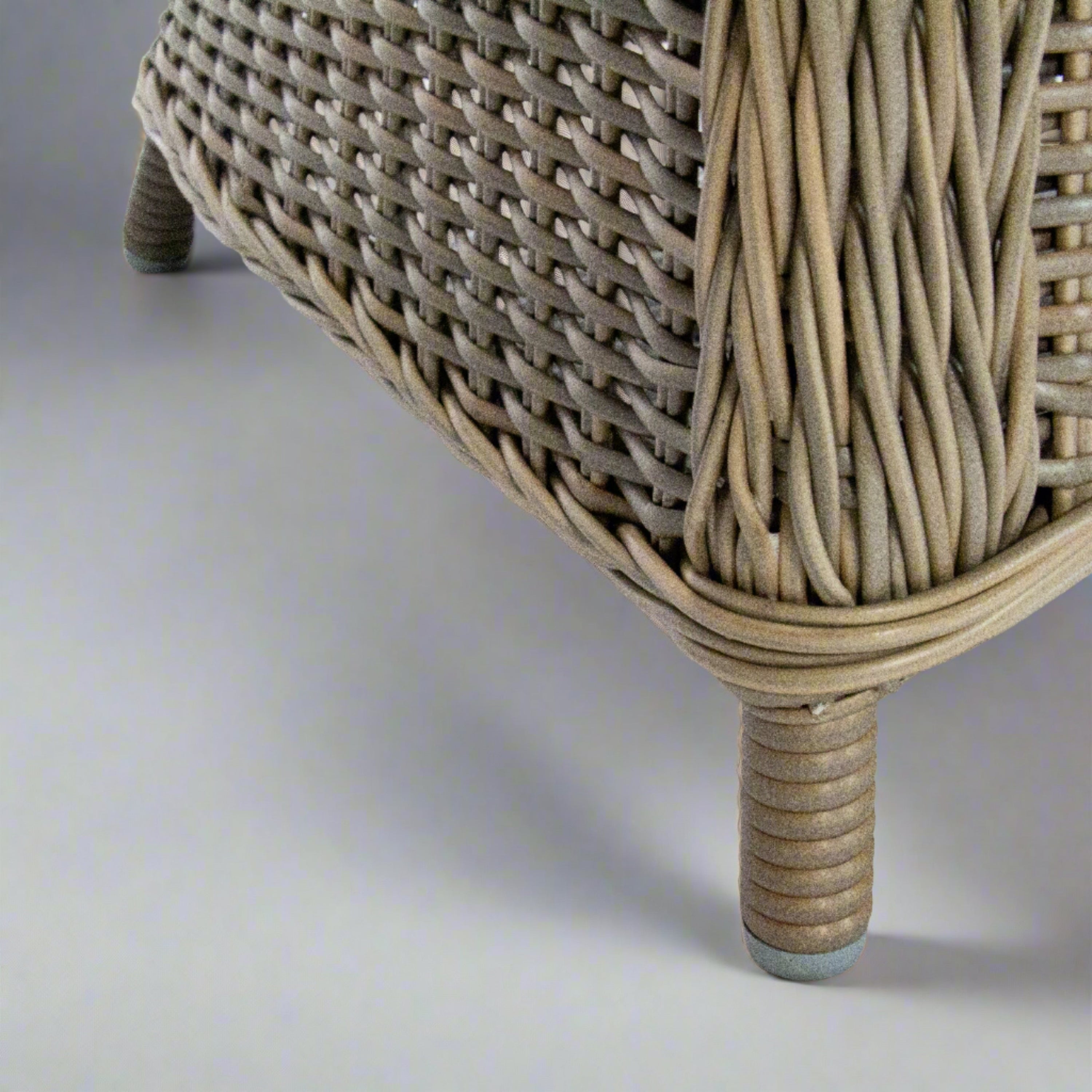 hampton wicker outdoor club chair