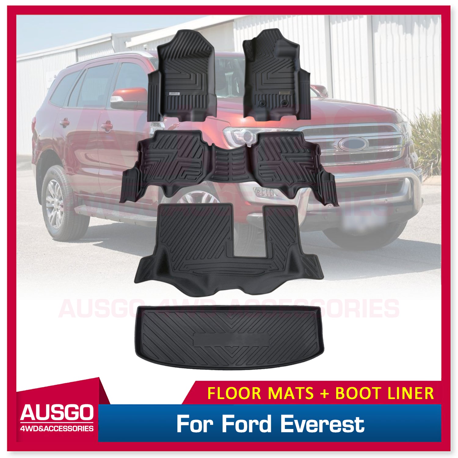 Ford everest on sale boot liner