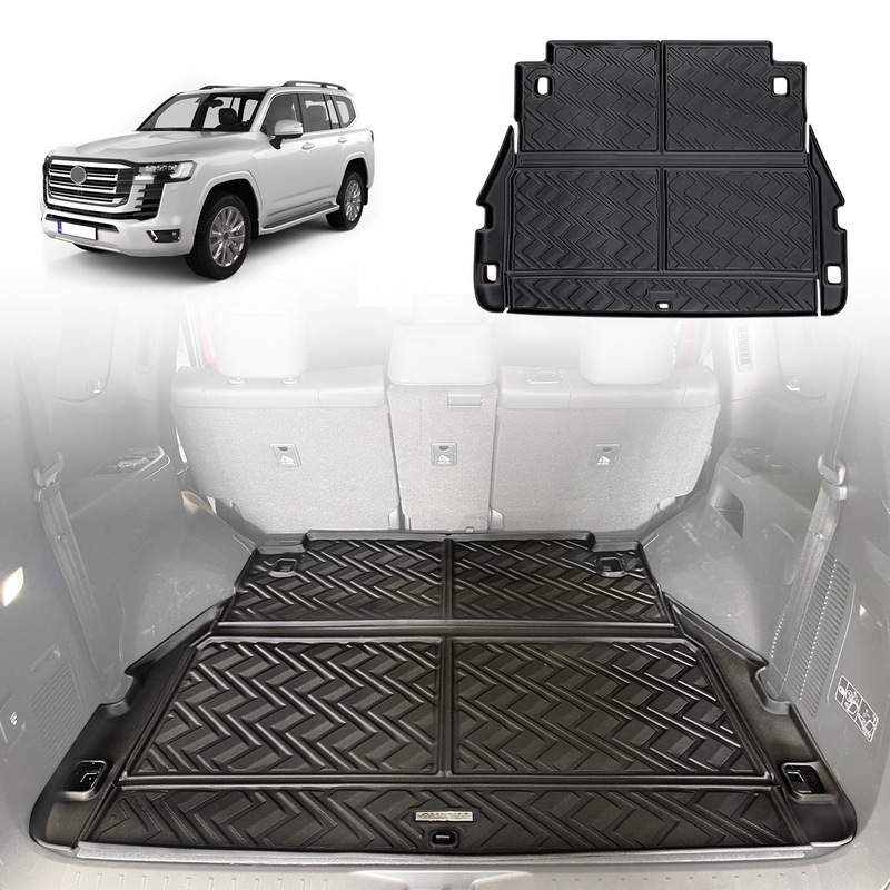 Buy 3D TPE Cargo Mat for Toyota LandCruiser 300 Land Cruiser 300 LC300 7 Seats 2021Onwards Boot