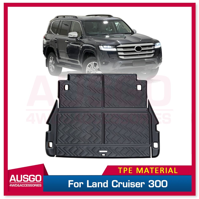 Buy 3D TPE Cargo Mat for Toyota LandCruiser 300 Land Cruiser 300 LC300 7 Seats 2021+ Boot Mat