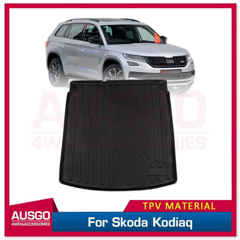 Buy 3D TPV Cargo Mat for Skoda Kodiaq 5 Seats 2017Onwards Rear Boot