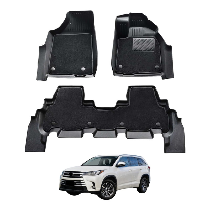Buy Double-Layer Car Floor Mats for Toyota Kluger 2013-2021 - MyDeal