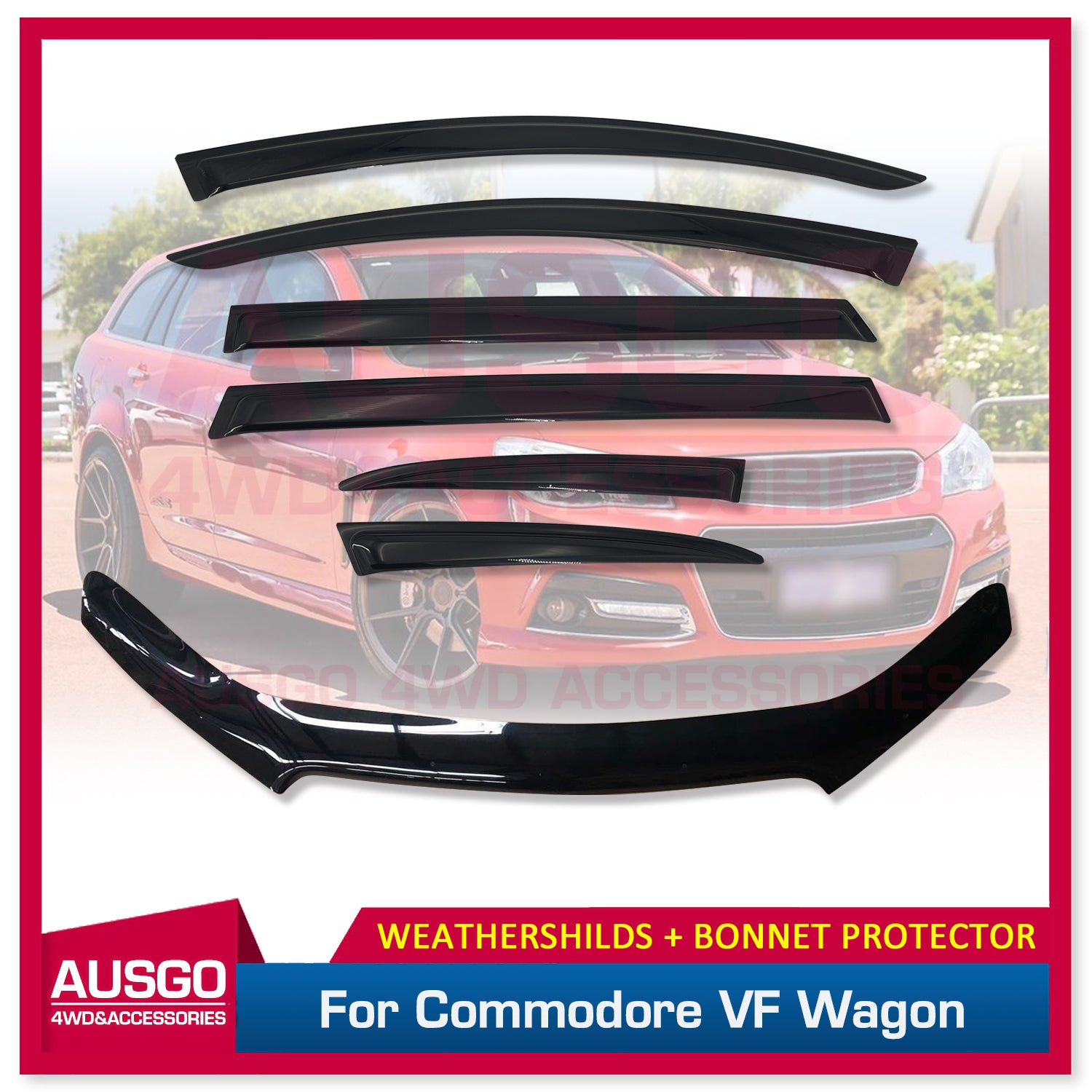Van Visor Injection Molded Window Visors / Weather Shields For Holden Commodore VE & VF Sedan - Quality Fit Visors Window - Foto 12