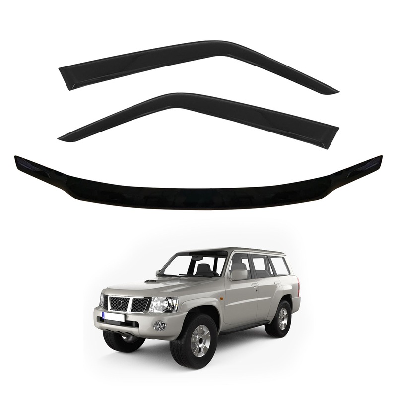 Buy Luxury Weather Shields + Protector for Nissan Patrol GU Y61