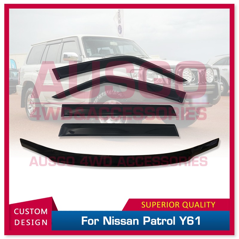 Buy Luxury Weather Shields + Protector for Nissan Patrol GU Y61