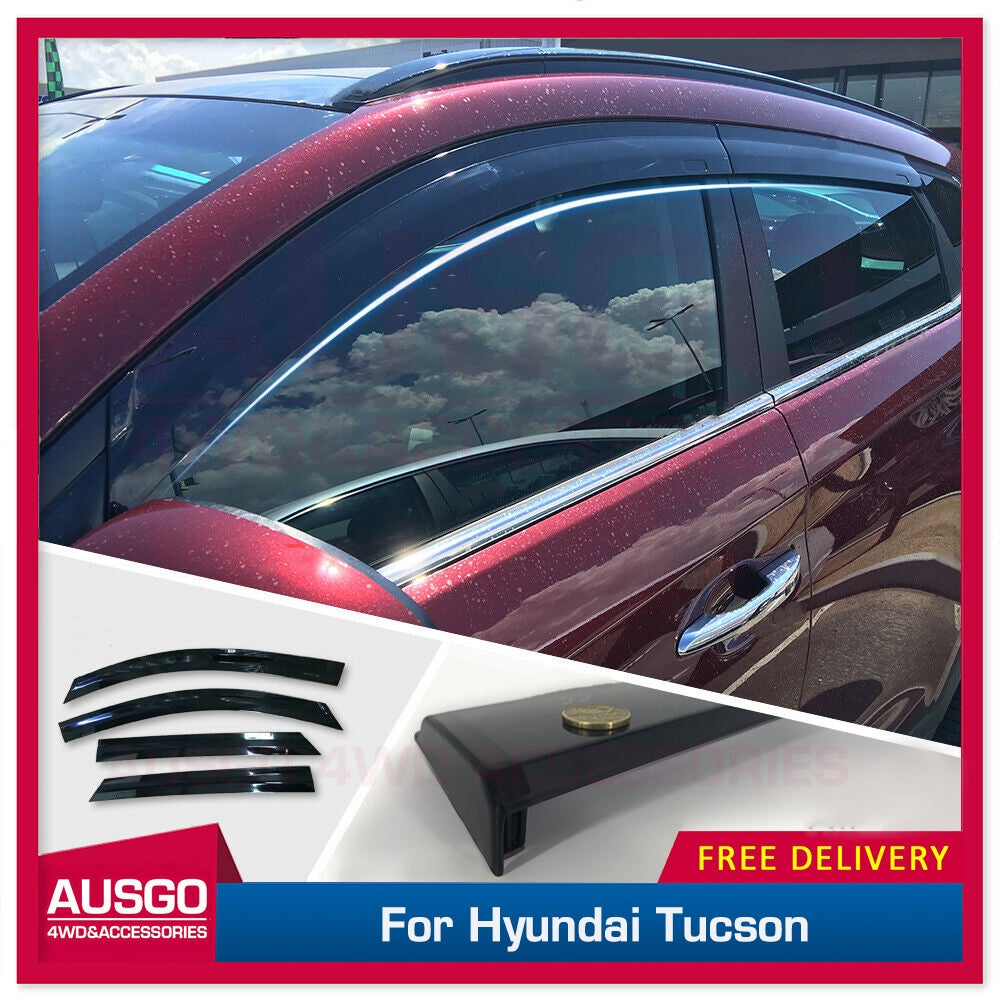 Injection Weather Shields for Hyundai Tucson 2015-2021 Weathershields Window Visors