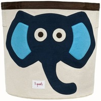 Children's Storage Bin - Elephant (Blue)