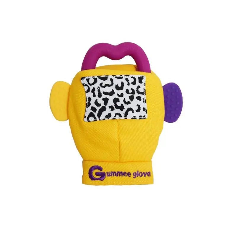Gummee Glove teething mitten for baby - Yellow
