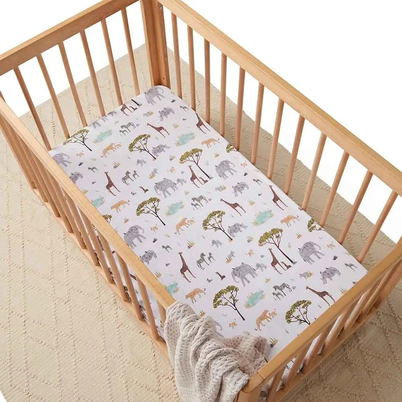 Buy Safari Fitted Cot Sheet MyDeal
