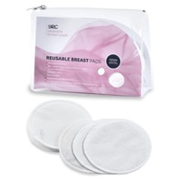 SRC Reusable Bamboo Breast Pads - 8 pack