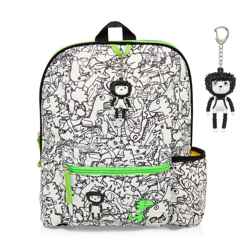 Zip and Zoe Kids Backpack (age 3+) Dino Multi