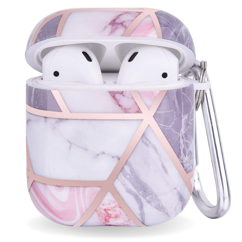 Buy Airpod Case For Apple Airpods Gen 1 & 2 Cute Geometric Art Marble