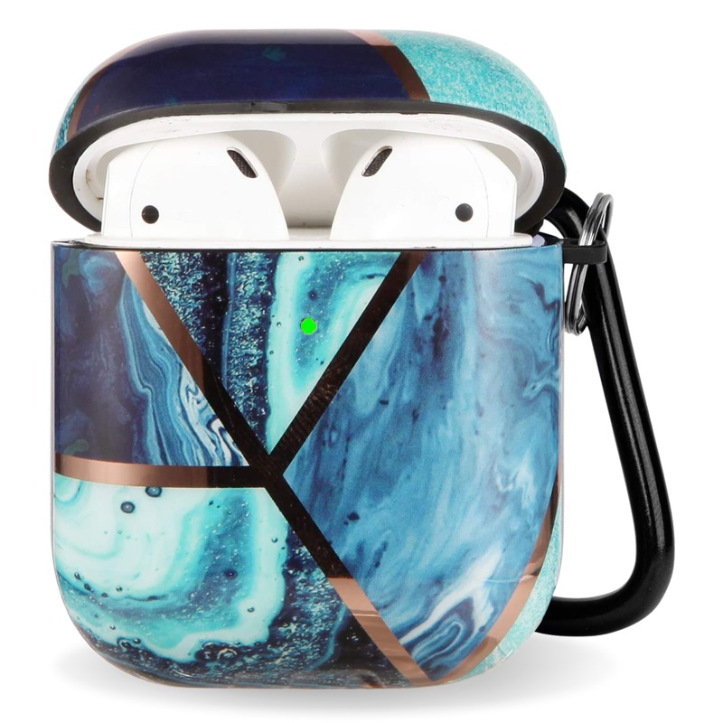 Buy Airpod Case For Apple Airpods Gen 1 & 2 Cute Geometric Art Marble