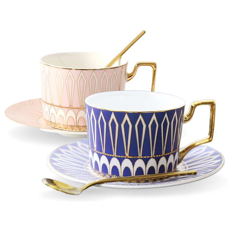 Buy Bone China Tea Set Cup Saucer and Teaspoon Vintage Italian Style