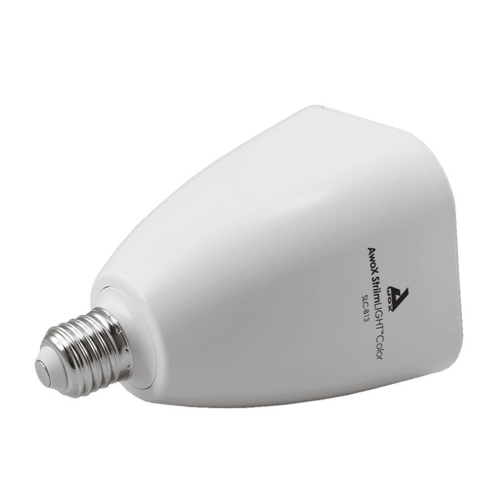 Awox striimlight led light online bulb bluetooth speakers