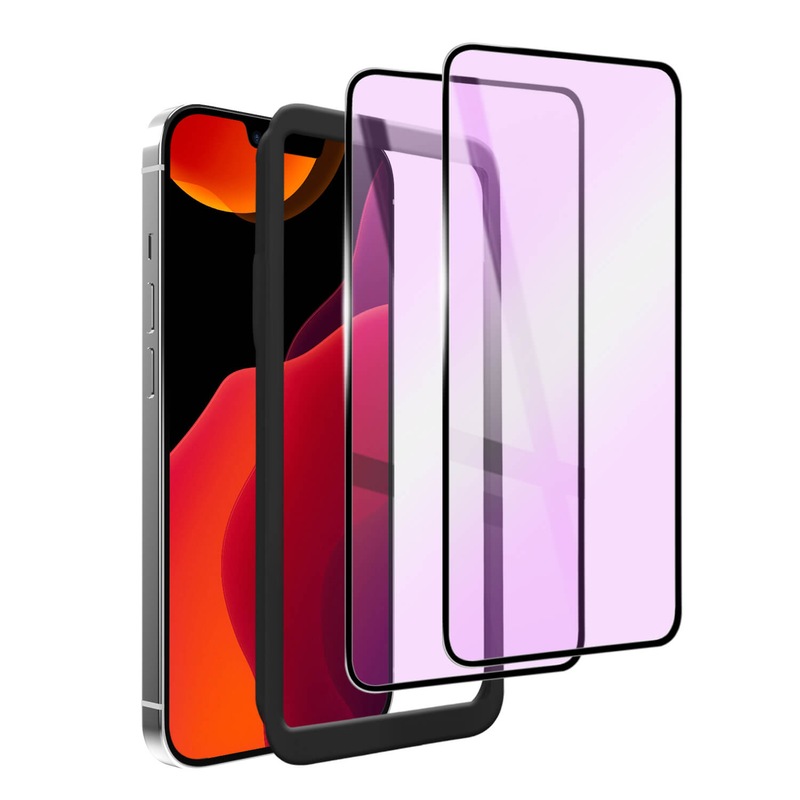 Buy [2 Pack] ZUSLAB iPhone 13 Pro Max AntiBlue Light Tempered Glass