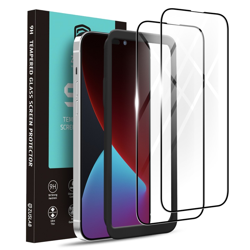 Buy [2 Pack] ZUSLAB iPhone 14 Pro Screen Protector Tempered Glass Flim