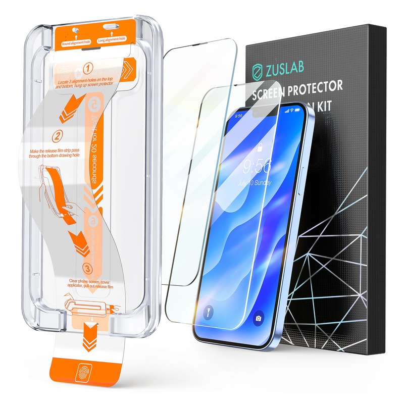 Buy [2 Pack] ZUSLAB iPhone 14 Screen Protector Tempered Glass Film
