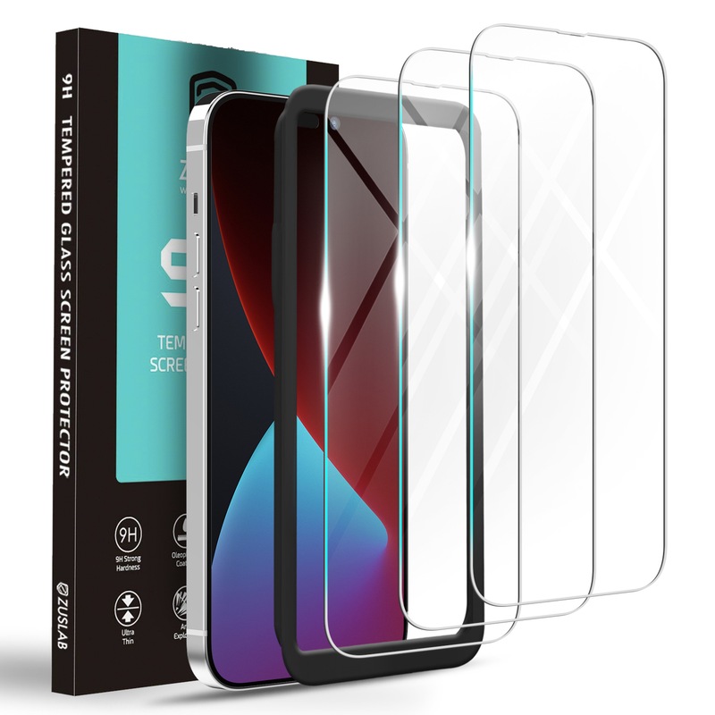 Buy [3 Pack] ZUSLAB iPhone 14 Pro Max Screen Protector Tempered Glass