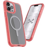Ghostek iPhone 13 Pro Max COVERT Series MagSafe Crystal Clear Case With Yellowing Resistant Protection Pink