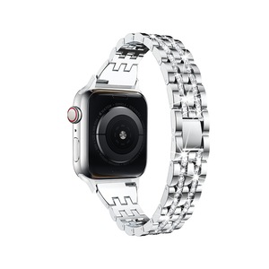 ZUSLAB Apple Watch iWatch Band Series SE 7 6 5 4 3 2 Jewelry Metal Strap 38-40-41MM Silver
