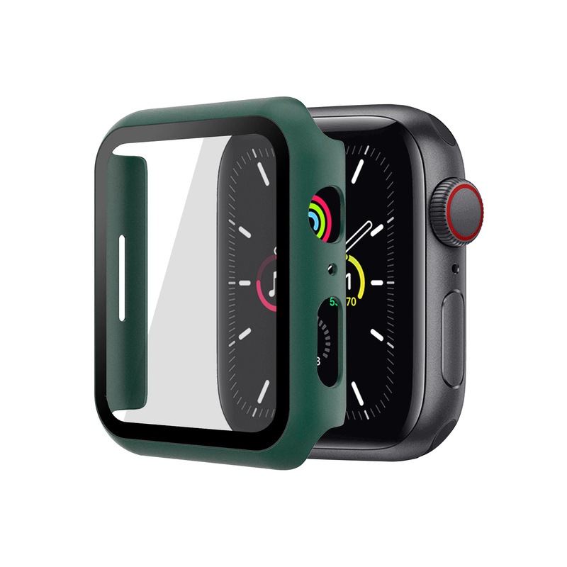 Buy ZUSLAB Apple Watch 7 41mm Case, JX Hard PC Cover with Tempered