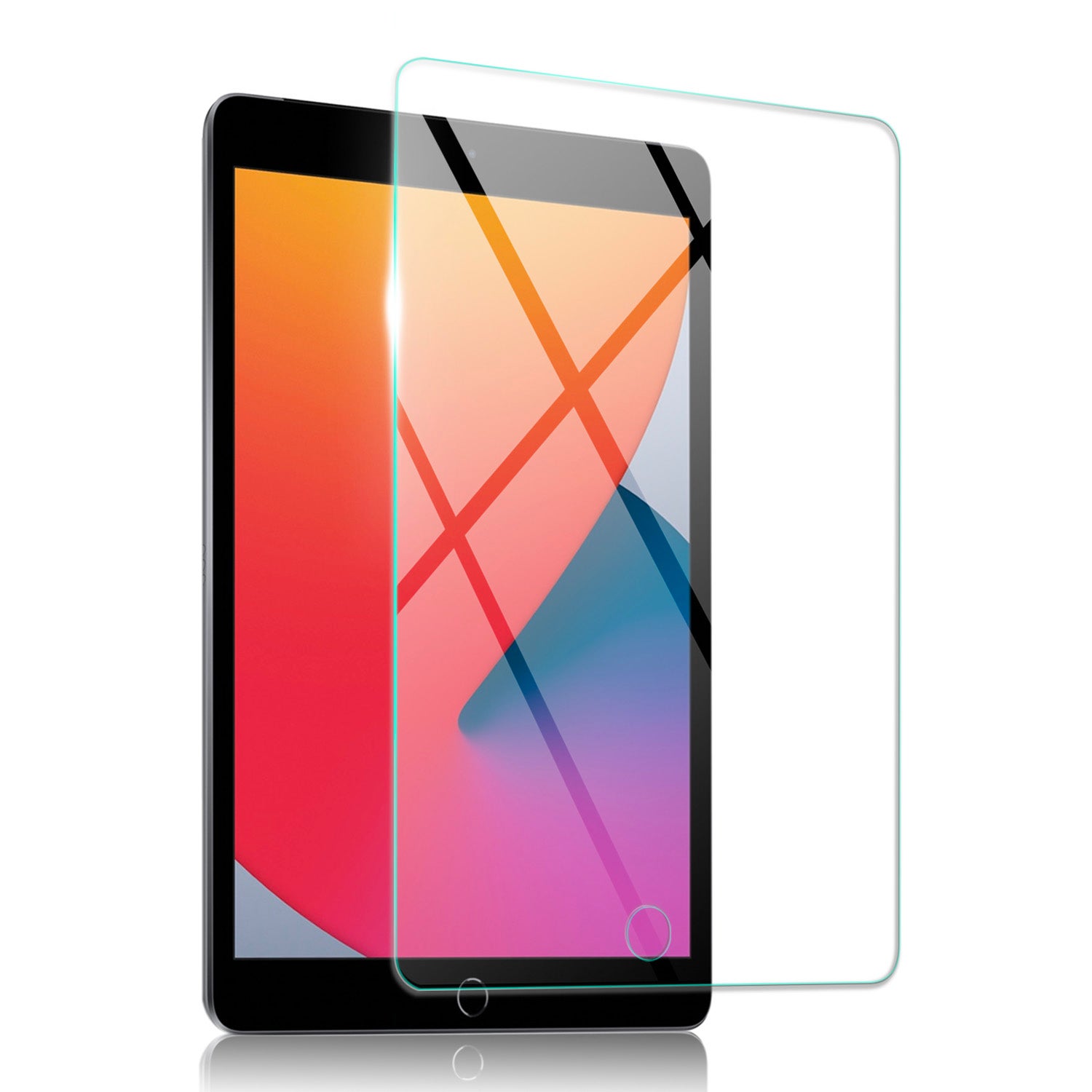 ZUSLAB iPad 5 Screen Protector, Tempered Glass Film for Apple Release 2017 (9.7")