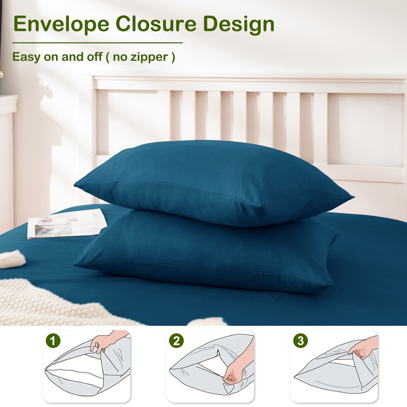 Buy 2000TC Bamboo Blend Quilt Cover Sets Cooling Ultra Soft Comfort