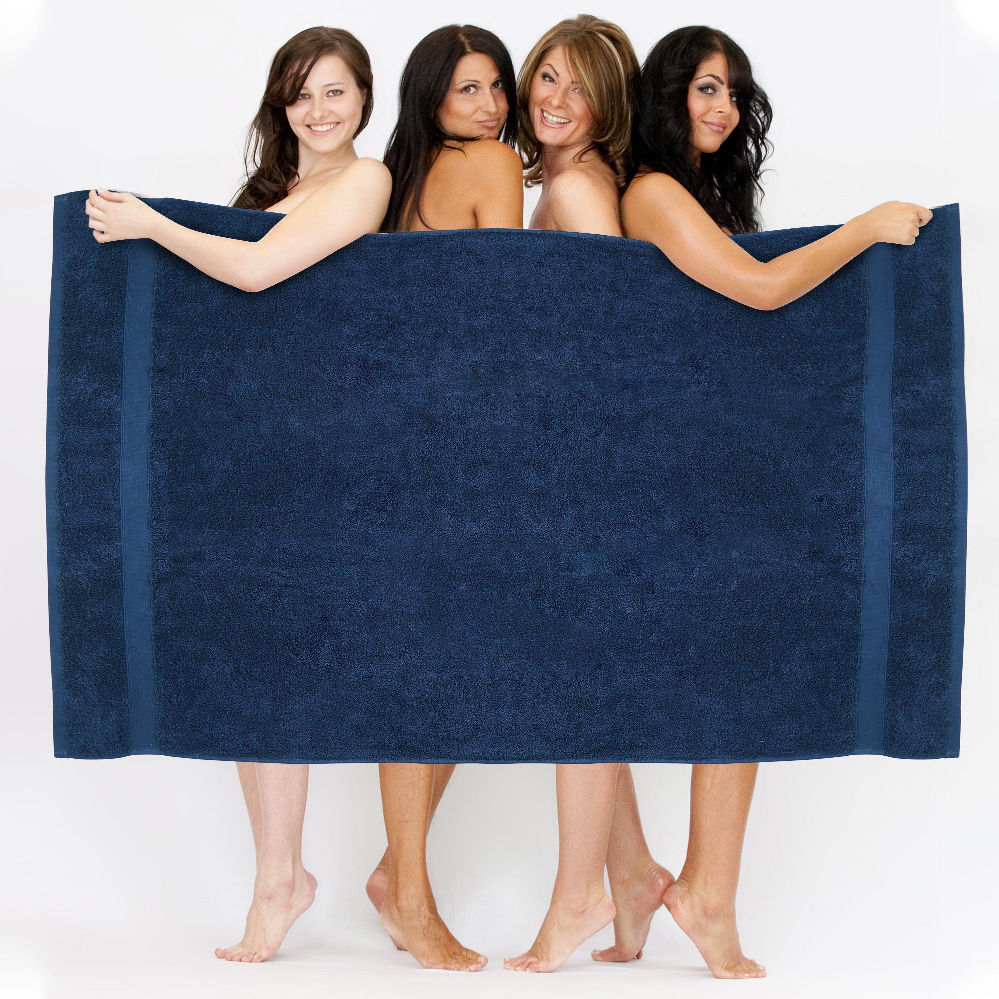 2 Pcs Jumbo Extra Large Bath Sheets Sets 90x180cm 8 Colors 550 GSM 100% Cotton
