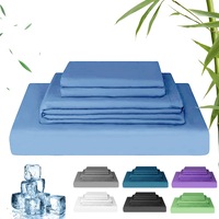 LINENOVA 2000TC Cooling Bamboo Sheet Set Ultra Soft Bedding Sets For All Year Comfort