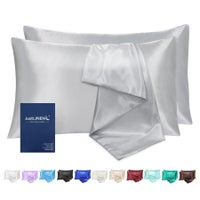 Buy Gray Silk Pillowcase - King Size - Zippered Online Australia - Shhh Silk