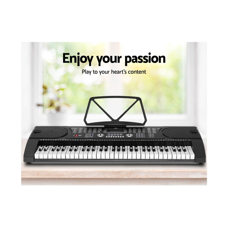 Buy Elite 61 Keys Electronic Piano Keyboard Music LED Electric Holder