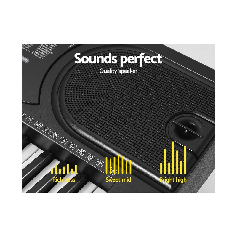 Buy Elite 61 Keys Electronic Piano Keyboard Music LED Electric Holder